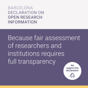 Because fair assessment of researchers and institutions requires full transparency.