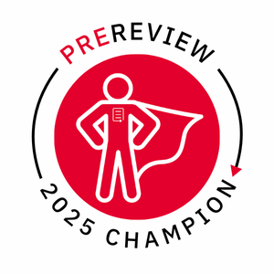 PREreview 2025 Champion logo/badge