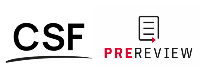 The Continous Science Foundation and PREreview logos
