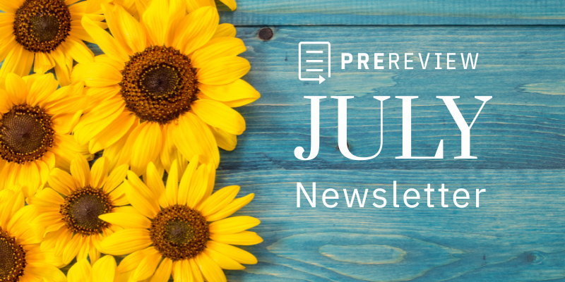 🌼 PREreview July 2025 Newsletter 🌼