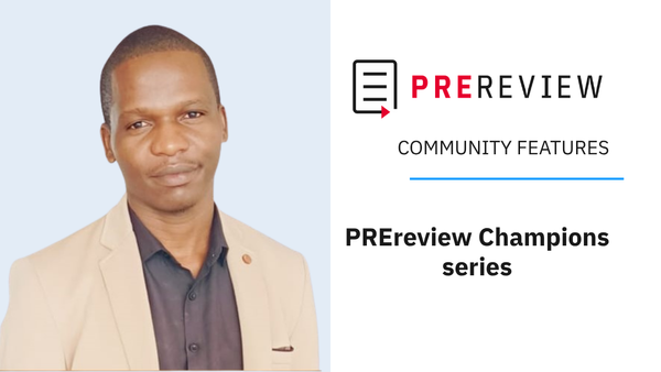 An interview with PREreview Champion Akuma Ifeanyichukwu