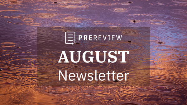 PREreview August 2026 Newsletter